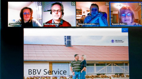 Bildschirm Vortrag 