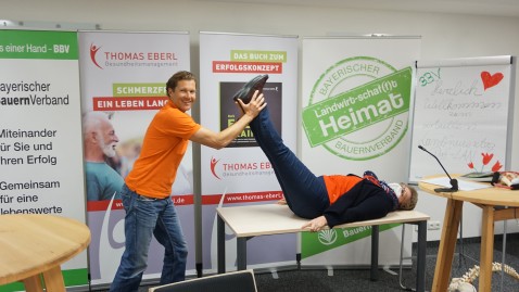Thomas Eberl und Kreisbäuerin Irene Waas
