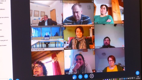 Videokonferenz mit LEH