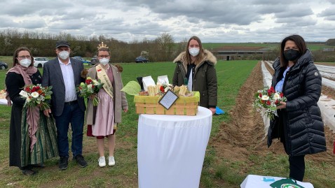 Spargelsaisoneröffnung mit Ministerin