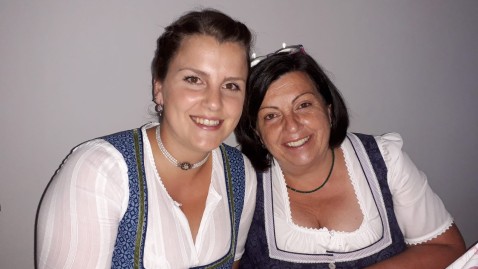 Annemarie und Maria Kordes aus Gmund am Tegernsee