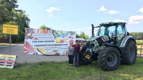 Traktortour Betrieb Deinlein Neudorf