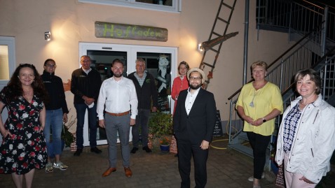 Gespräch zur Bundestagswahl in Hambach