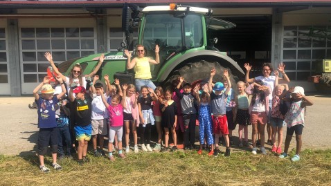 Bauernhofbesuch Kleinfeldschule