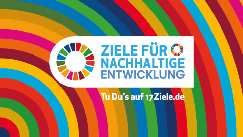 Bunte Farben für die Woche der UN-Nachhaltigkeitsziele