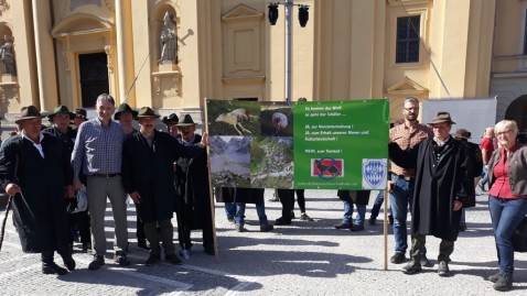 Vertreter des KV Roth bei der Demo