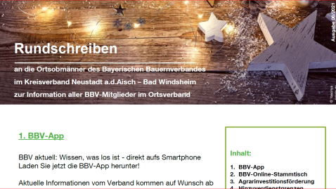 OOM-Rundschreiben Dezember 2021 Januar 2022 KV NEA-BW