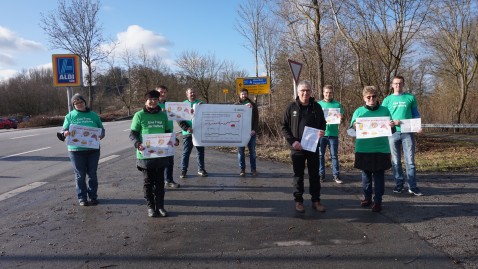 BBV Kreisvorstandschaft Dgf.-Landau bei ALDI Aktion