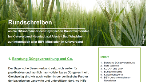 OOM-Rundschreiben Februar / März 2022 KV NEA-BW