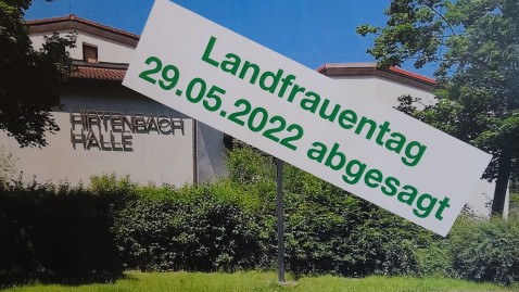 Absage Landfrauentag Absage Landfrauentag