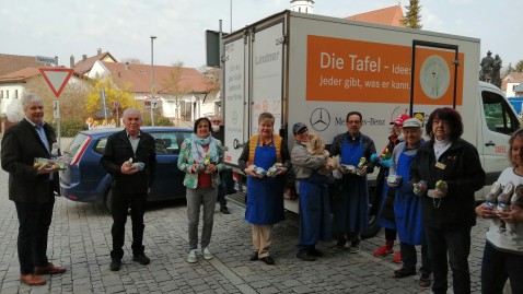 Spendenübergabe Tafel