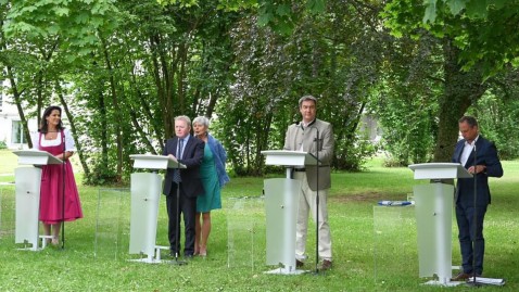 EU-Agrarkommissar Janusz Wojciechowski zu Besuch in Bayern