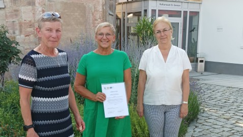 Übergabe Leader Förderurkunde