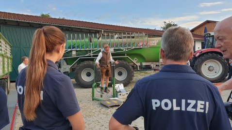 Sicherheit bei der Maisernte