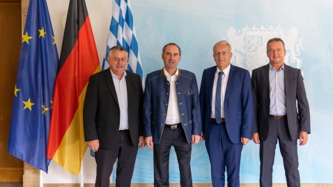 Bauernpräsident Heidl und Wirtschaftsminister Aiwanger im Gespräch