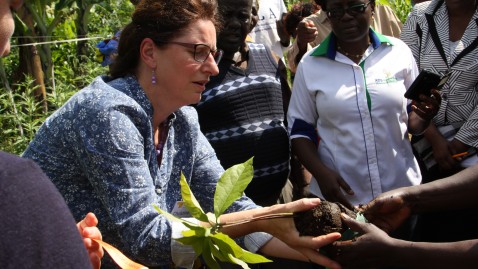 Christine Singer in Kenia