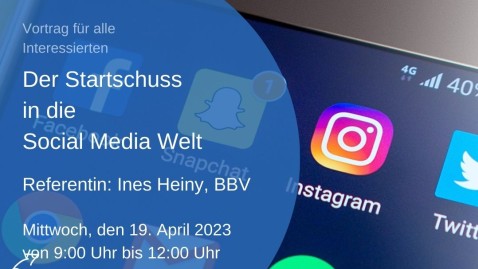 Einladung Social Media