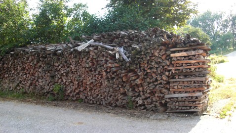 Holzstapel