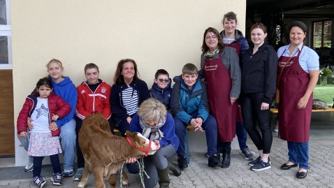 Frühstück auf dem Bauernhof