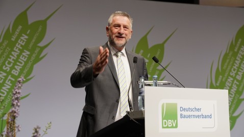 Neuer DBV-Vizepräsident Günther Felßner auf dem Bauerntag in Münster 