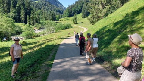 Bild der Wanderung auf die Alpe 