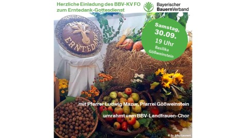 Erntedankgottesdienst BBV Forchheim