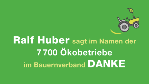 Banner mit Schriftzug