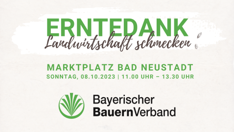 Erntedank Martkplatz Bad Neustadt_Landwirtschaft schmecken