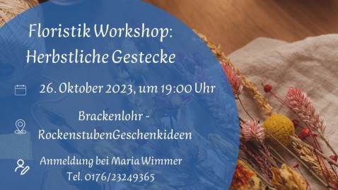 Floristik Workshop Herbst 2023 OV Wiebelsheim