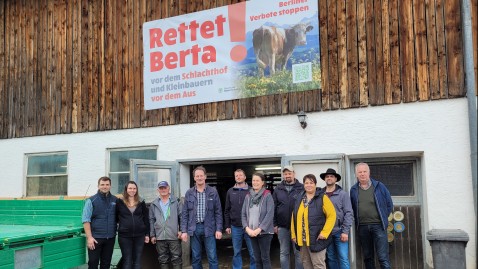 Aktion "Rettet Berta" in Böbing