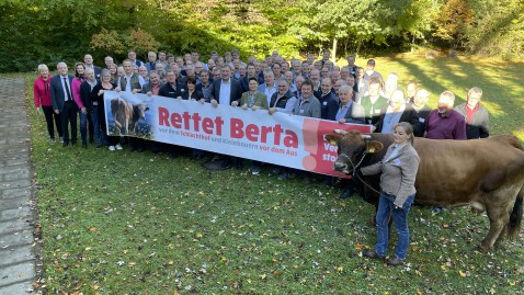 Kreisobmnner geben Startschuss für Aktion "Rettet  Berta"