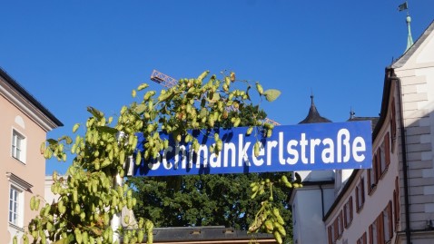 Schild Schmankerlstraße