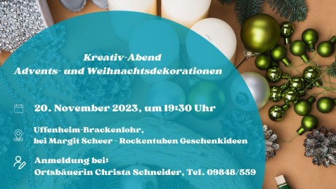 Adventsdekoration OV Lipprichhausen KV NEA-BW