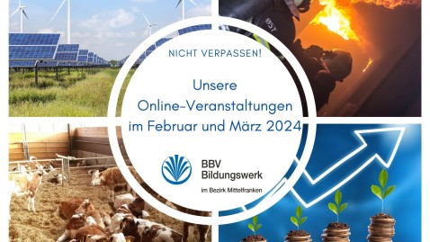 Online-Veranstaltungen BBV-Bildungswerk Mittelfranken