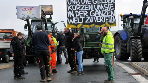 Bauernproteste in Kulmbach