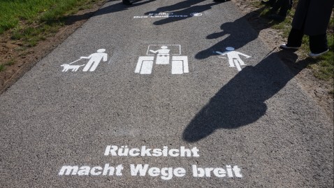 Rücksicht macht Wege breit