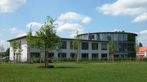 Gebäude der Hauptgeschäftsstelle Schwaben in Augsburg