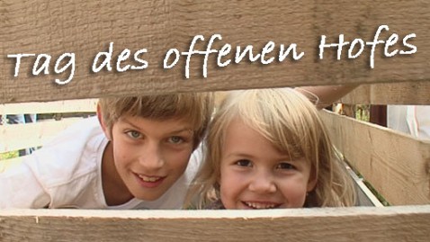 Foto von Kindern beim Tag des offenen Hofes