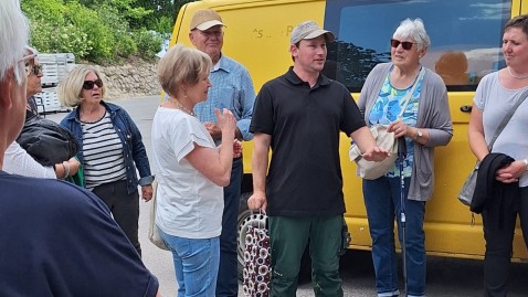Seniorenbeauftragte unterwegs mit aktiven Senioren