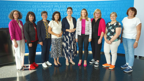 Landesvorstand Landfrauen bei Gesundheitsministerin Gerlach