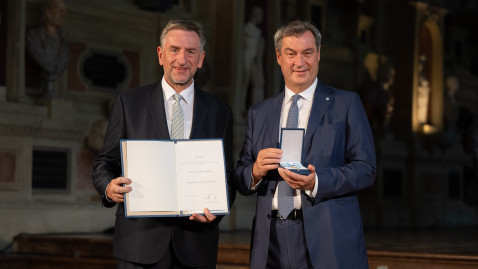 BBV Präsident Felßner erhält den Bayerischen Verdienstorden von Ministerpräsident Markus Söder