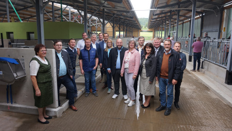 Neuer Milchviehlaufstall in Welitsch