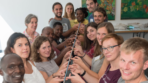 Projektgruppe beim Internationalen Seminar der Landjugendarbeit 