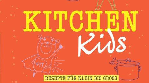 rotes Kochbuch  - Kitchen Kids