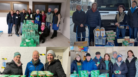 Landfrauen spenden an die Tafeln