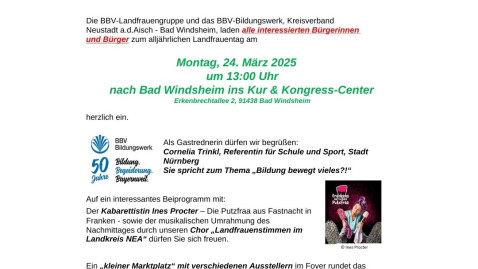 Landfrauentag 2025n KV NEA-BW