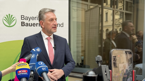Günther Felßner vor der Kamera