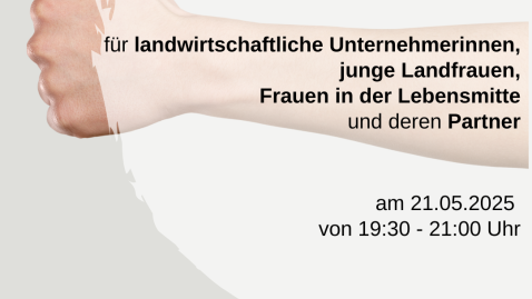 Online Veranstaltung Absicherung von Frauen auf landiwrtschaftlichen Betrieben