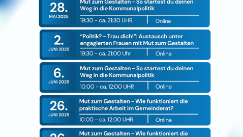 Online Veranstaltungen zu Kommunalwahlen 2026