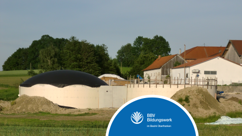 Biogas anlage Logo Bildungswerk Oberfranken